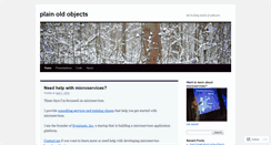 Desktop Screenshot of plainoldobjects.com